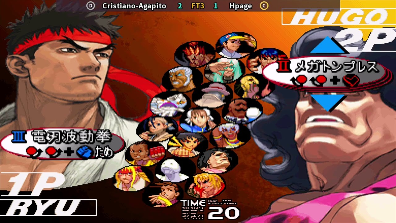 Street Fighter III 3rd Strike Cristiano Agapito FT3 Hpage 👊 26 01 21 #shoto #hugo #andore #fighting