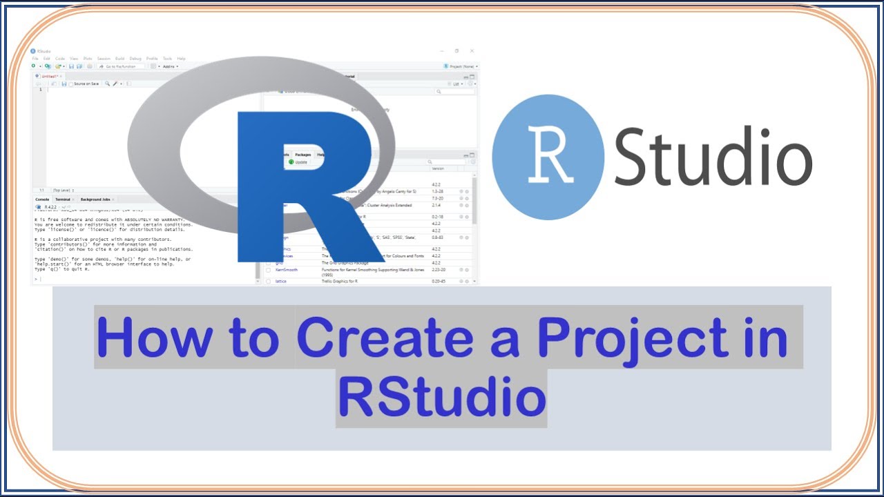 How to Create a Project in RStudio