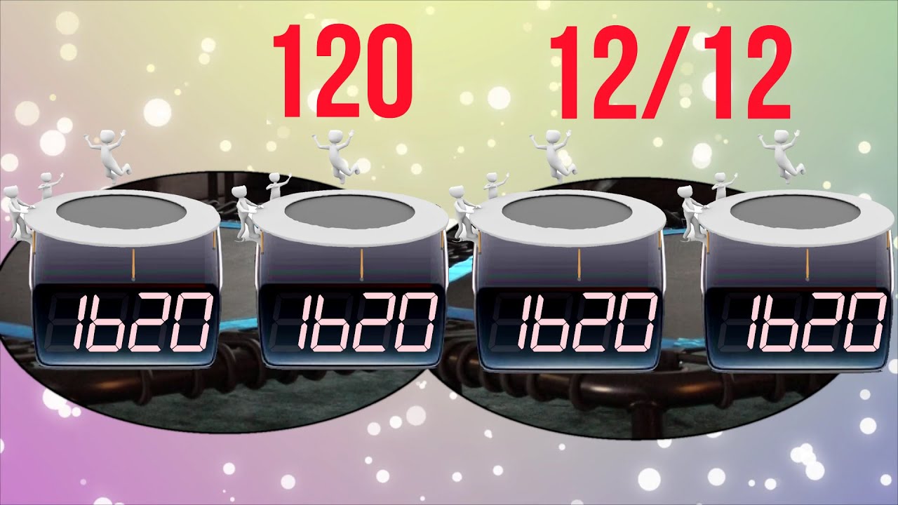 BCG 12X2 Minutes Countdown (1,620 Trampoline Jumps Counter) Remix WarioWare Smmoth Moves Title