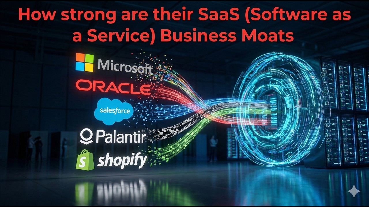 HOW STRONG ARE THIER SaaS BUSINESS MOATS (MSFT, ORCL, CRM, PLTR, SHOP)