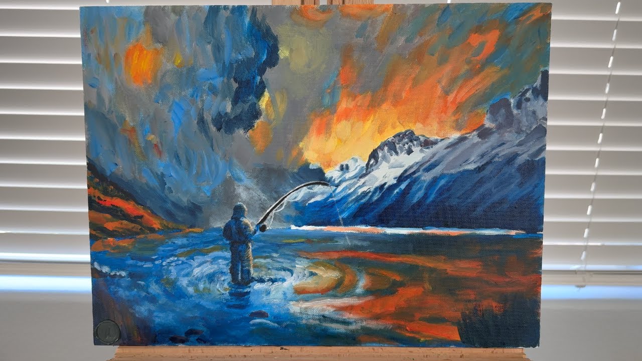 ASMR Oil Painting Compilation | Impressionist Fisherman | Relaxing Painting Sounds