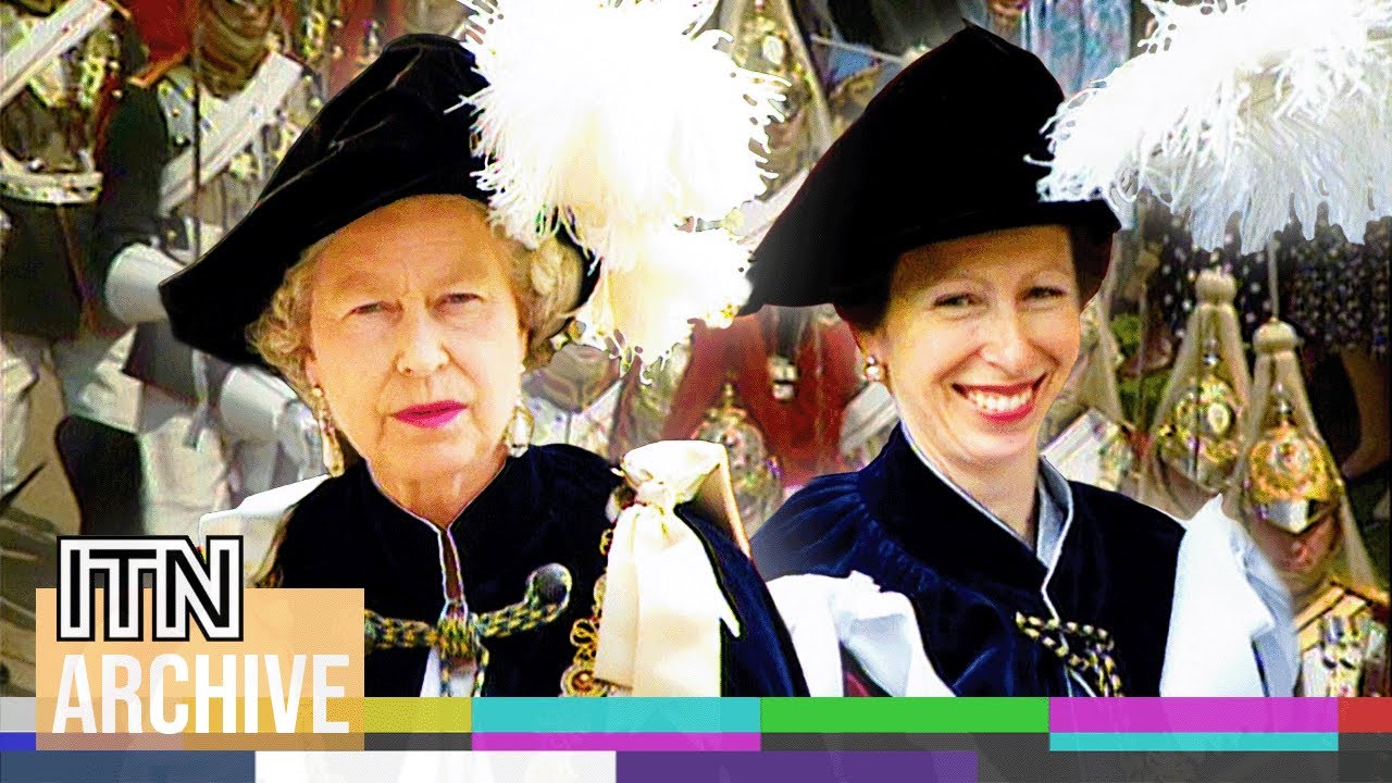 Royal Family Attends Order of the Garter Ceremony (1994)