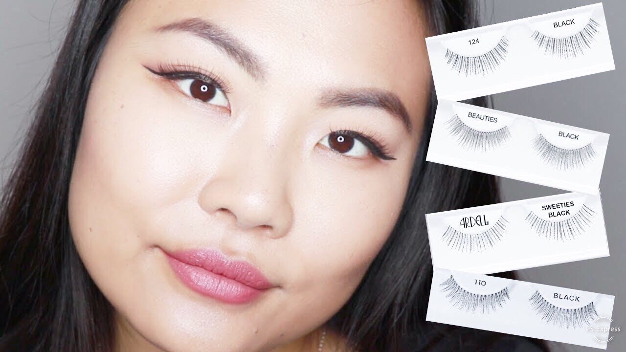 ARDELL NATURAL LASHES TRY ON