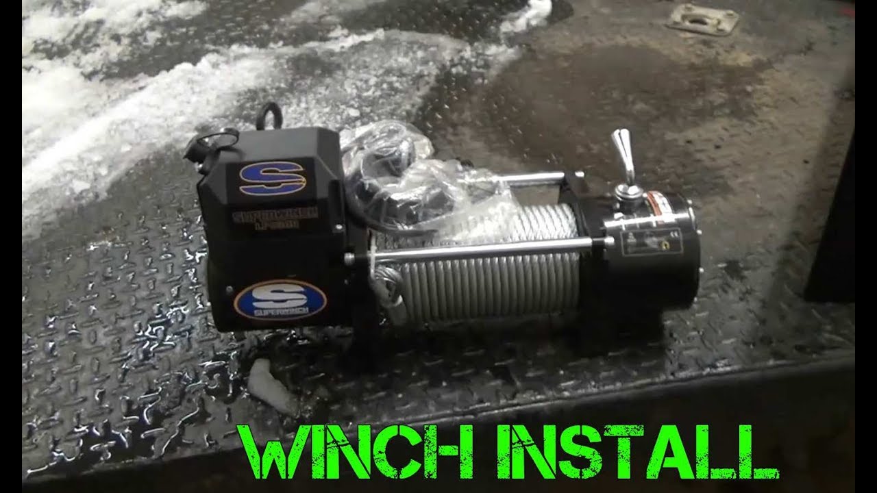 Installing A Winch On A Car Trailer