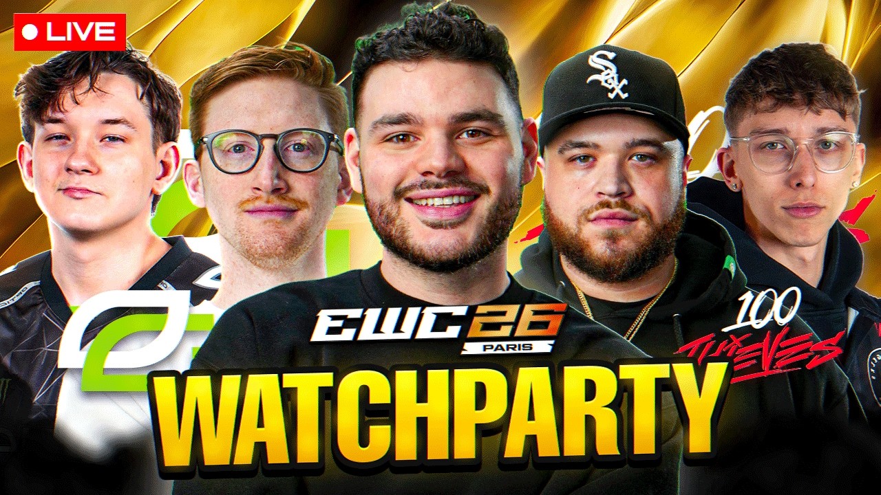 🔴LIVE - EWC WATCH PARTY!! OpTic GAMING vs 100 THIEVES - ESPORTS WORLD CUP 26 DAY 2