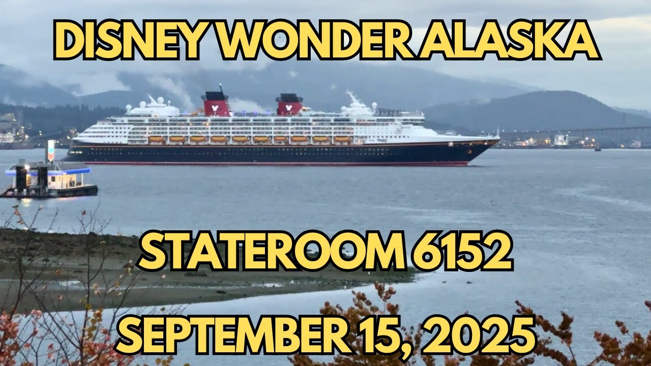 Disney Wonder Alaska, Stateroom 6152 - September 15, 2025