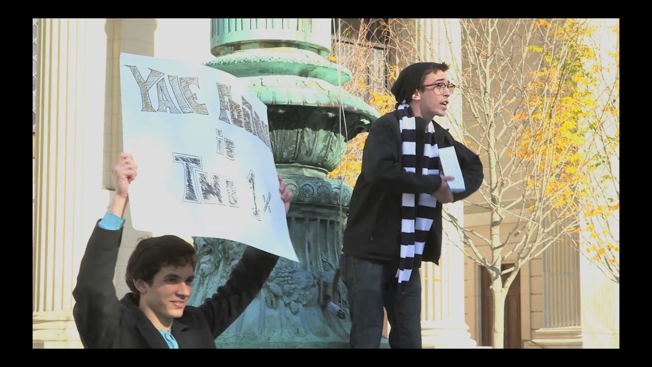 Harvard Protests Yale: The Game 2014