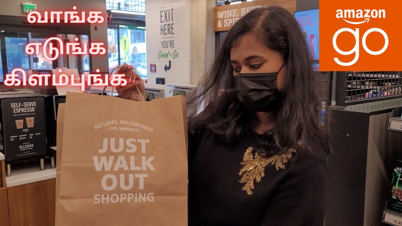வாங்க!!எடுங்க!!கிளம்புங்க!! | Amazon Go - Advanced Shopping | ILLIDAM Vlog#1