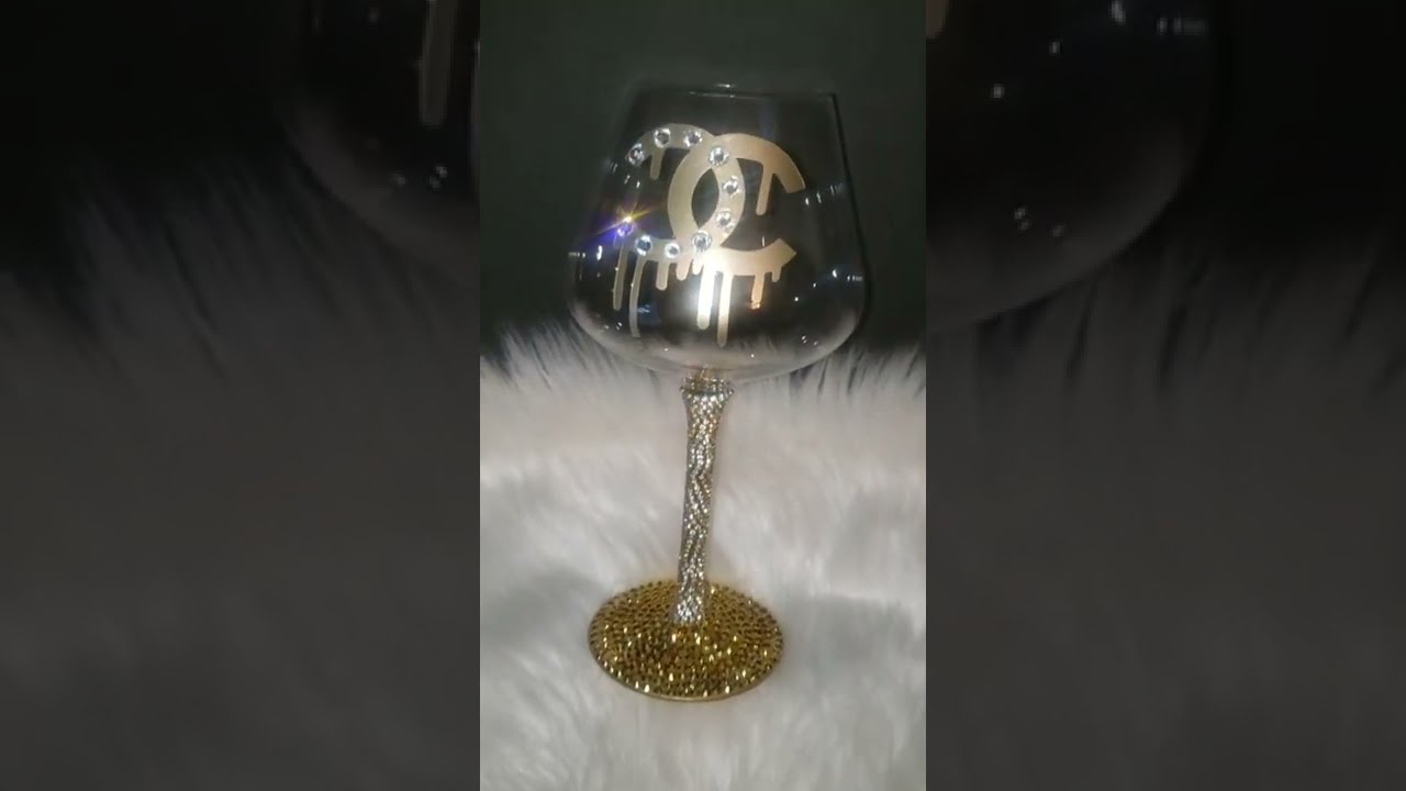 Custom Rhinestone Glass Quick Tutorial