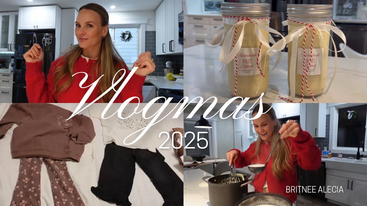 Vlogmas 2025! Day 20 | Making Boozy Eggnog Gifts, and Mini Zara Haul 