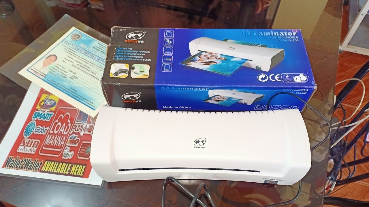 HOW TO USE LAMINATING MACHINE/PAANO GAMITIN ANG LAMINATING MACHINE-SIMPLE LANG!