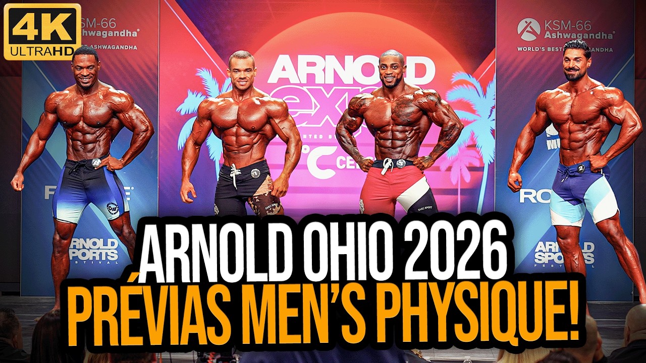 MEN'S PHYSIQUE ARNOLD OHIO 2026!! | *confrontos em 4k*