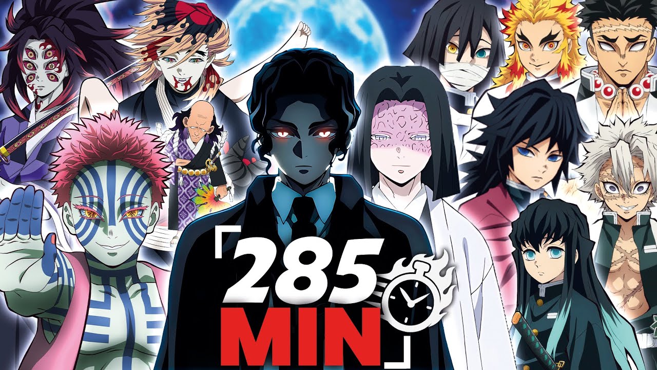 Die GANZE Demon Slayer Story in 285 MINUTEN!