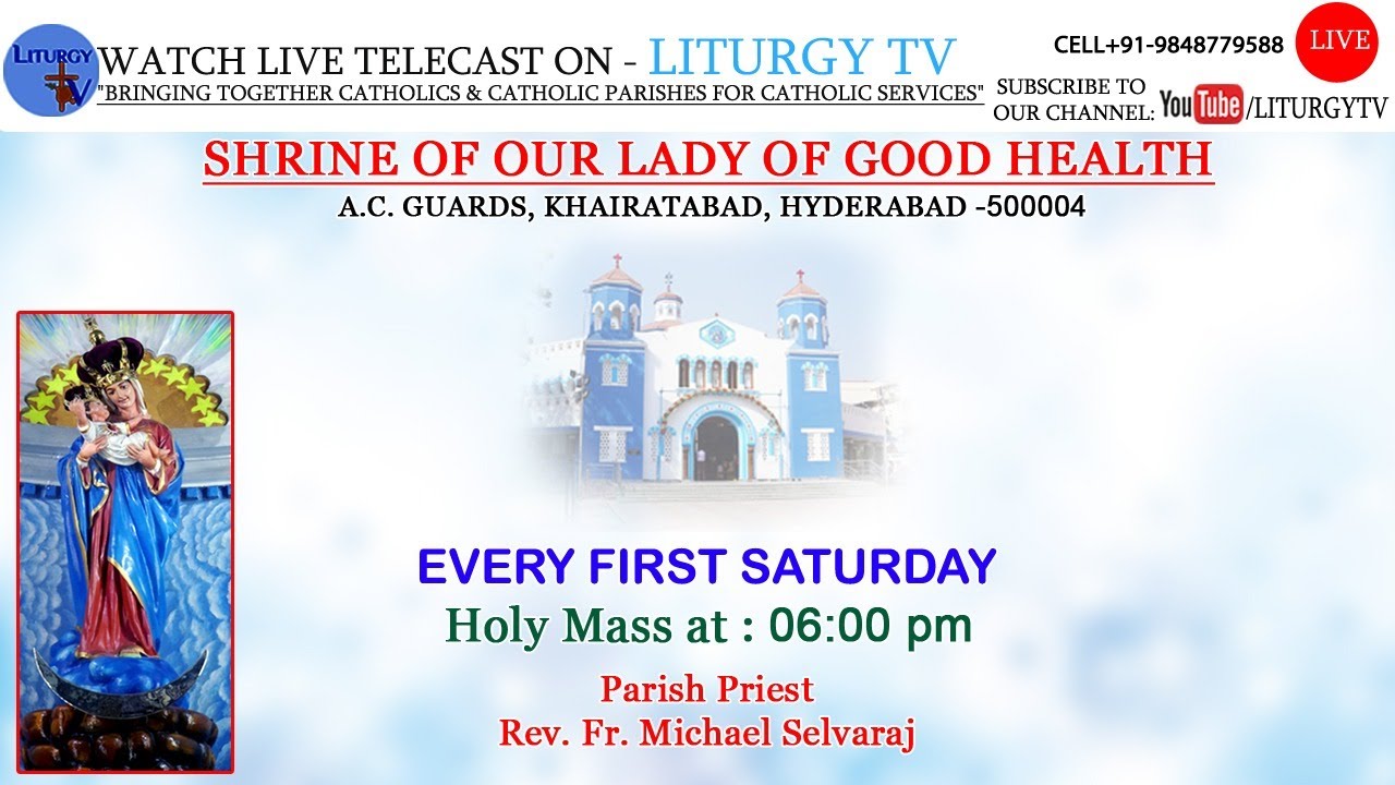 Rev. Fr. Michael Selvaraj | 1st Saturday Holy Mass 6pm | SHRINE OF OUR LADY OF GOOD HEALTH | 7-2-26