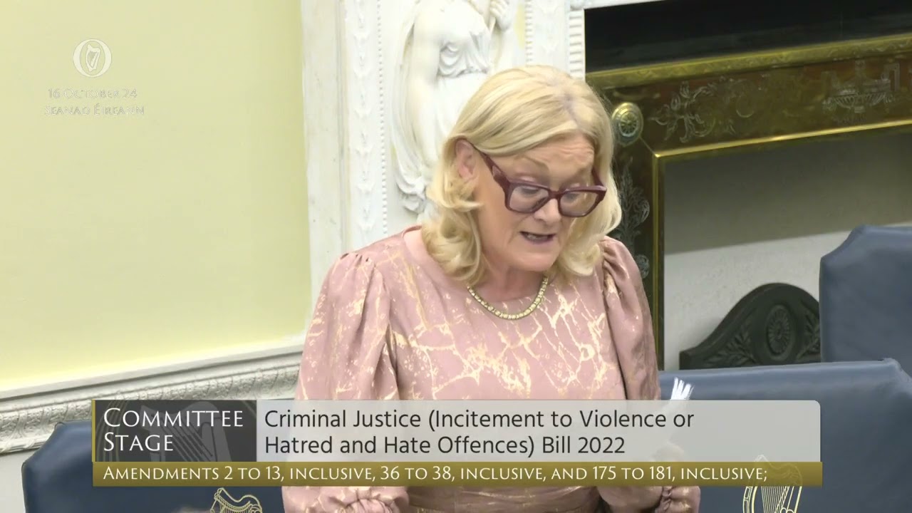 Senator Sharon Keogan - speech from 16 Oct 2024