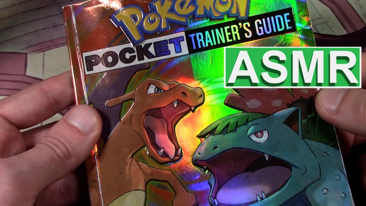 [ASMR] Nostalgic Pokemon Fire Red Leaf Green Guide Book