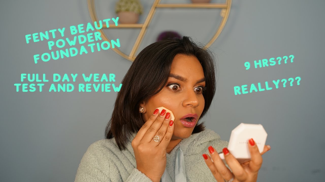 Fenty Soft Matte Powder Foundation l Wear Test and Review!!!