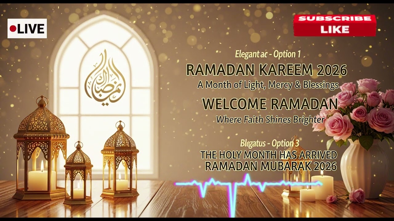 🔥 VIRAL 2026! Heavenly Ramadan Sounds – Golden Crescent Night | musik romantis