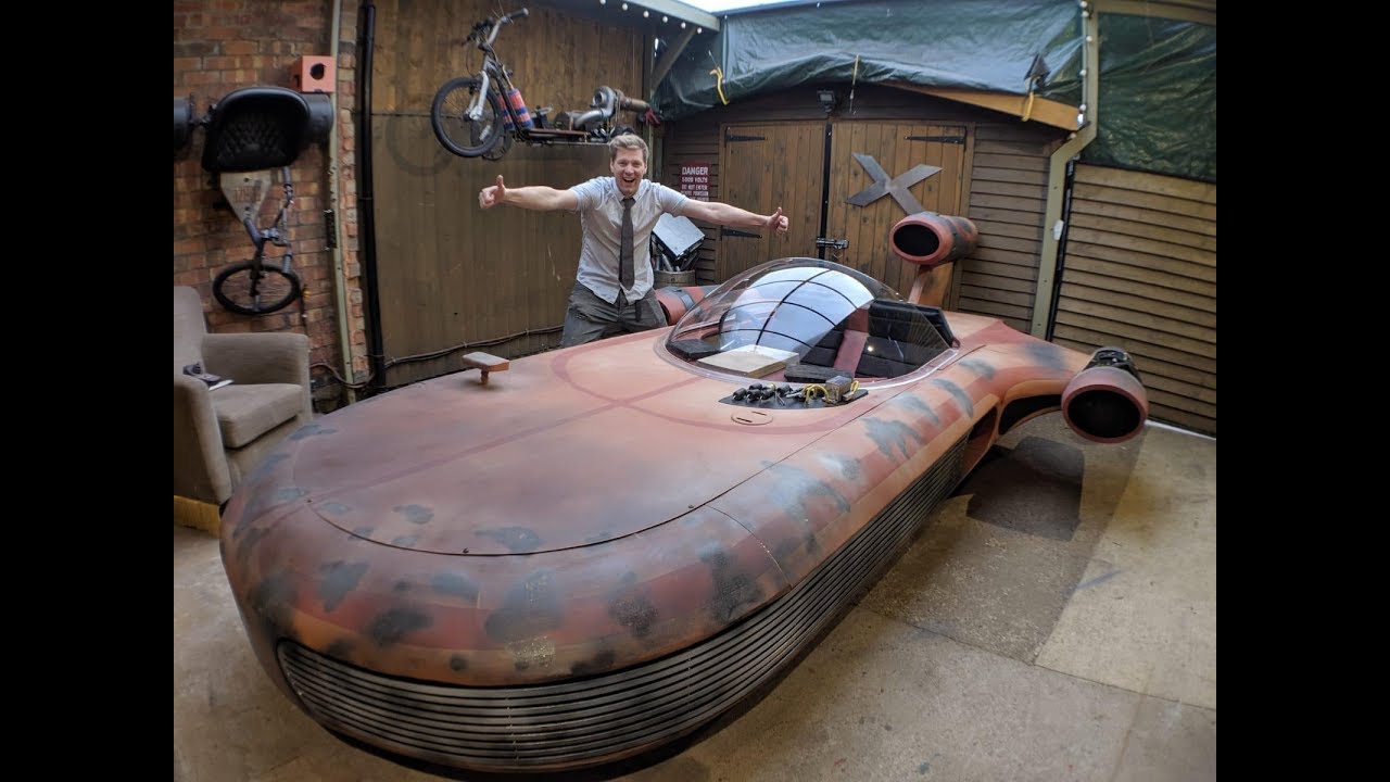 eBay | A Star Wars Surprise they'll never forget -The X-34 Landspeeder built by eBay and Colin Furze