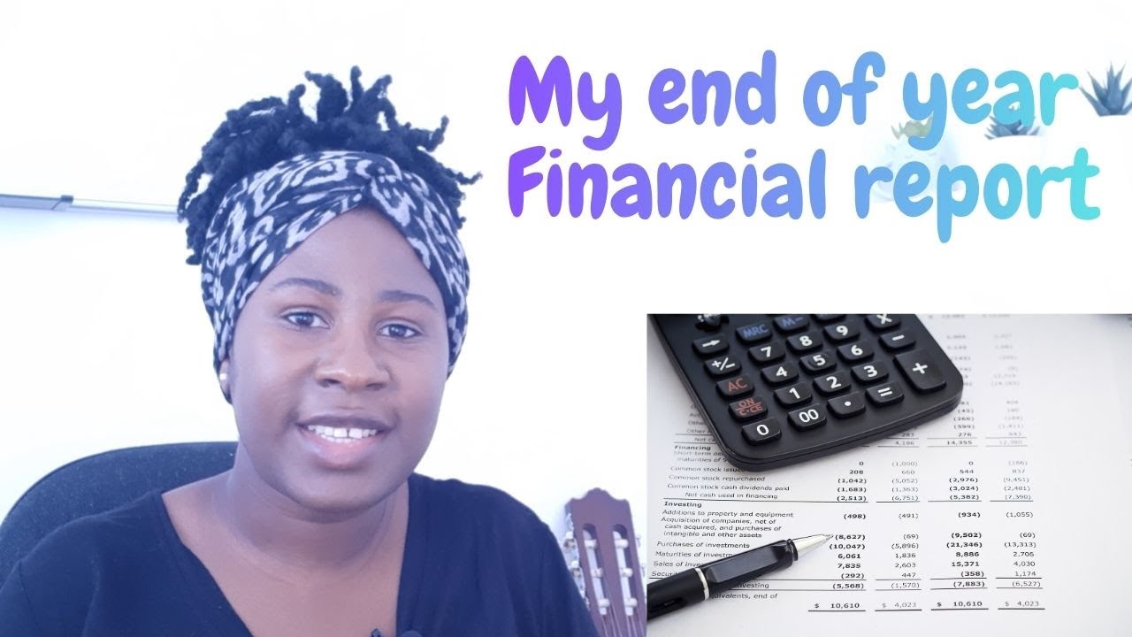 My year end financial report, do yours now