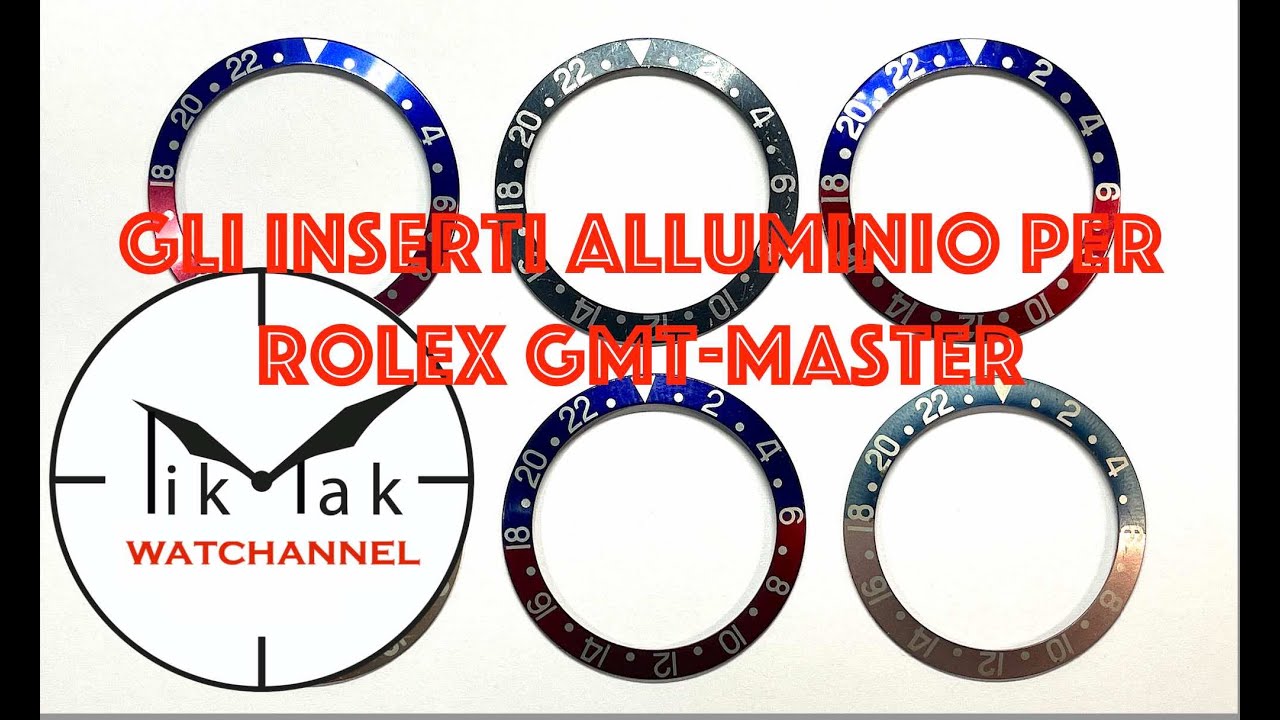 Il video piu completo al mondo sulle ghiere alluminio per Rolex GMT