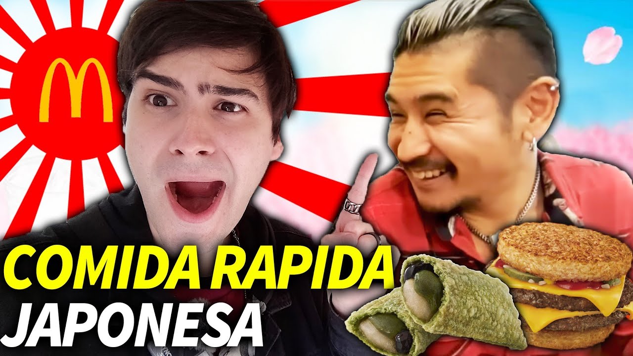 Probando comida rara de MCDONALD'S JAPÓN | con JAPATONIC Y MARITEIEI