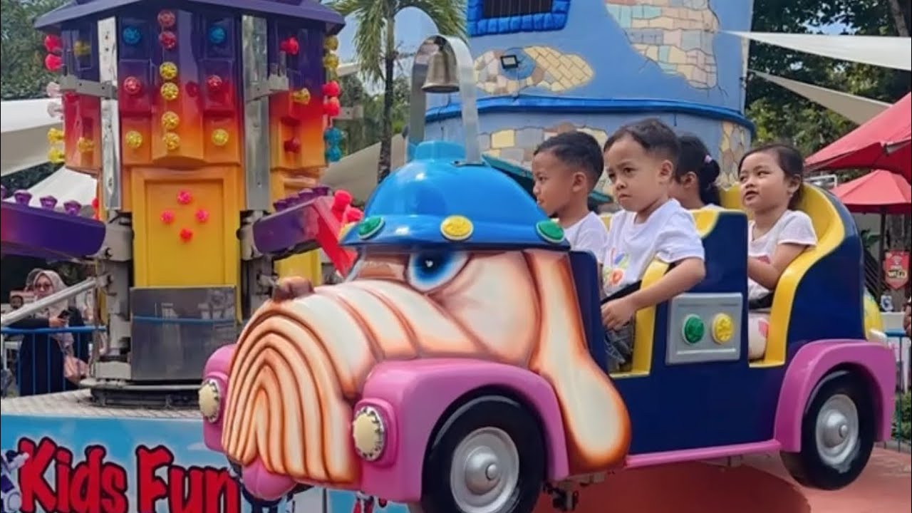 Acila Boy dan teman-teman liburan bermain di kidsfun jogja