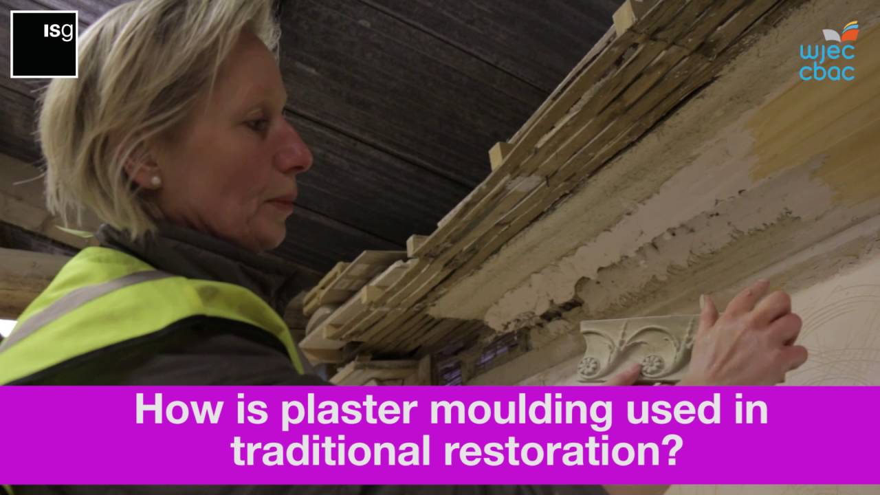 Plaster moulding and colouring