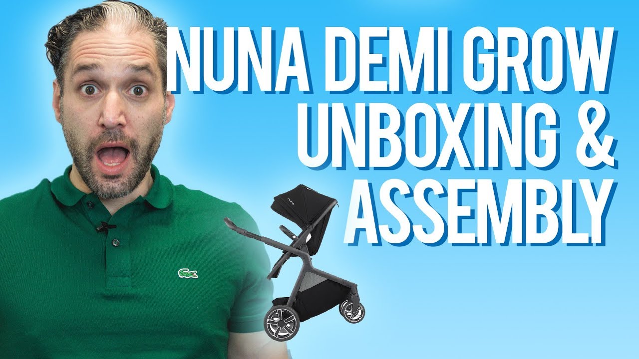 Nuna Demi Grow Stroller 2018 Unboxing & Assembly | Nuna Double Stroller