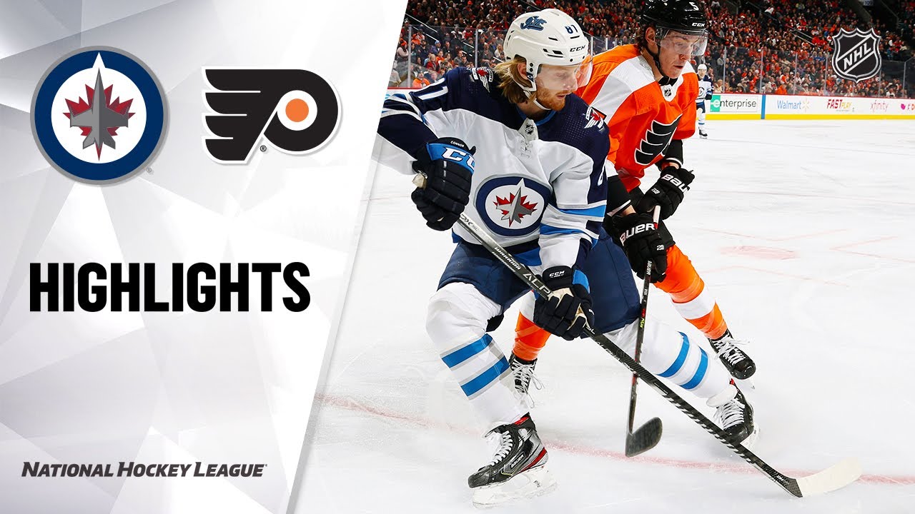 NHL Highlights | Jets @ Flyers 02/22/20