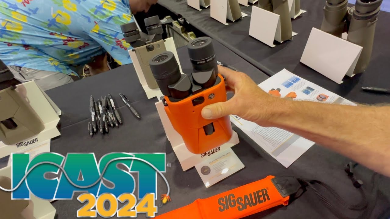 Sig Sauer ZULU6 HDX PRO for boats and kayaks - Optical Image Stabilization - ICast 2024