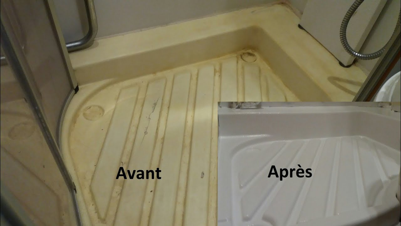 Comment rénover un bac à douche de camping car ?