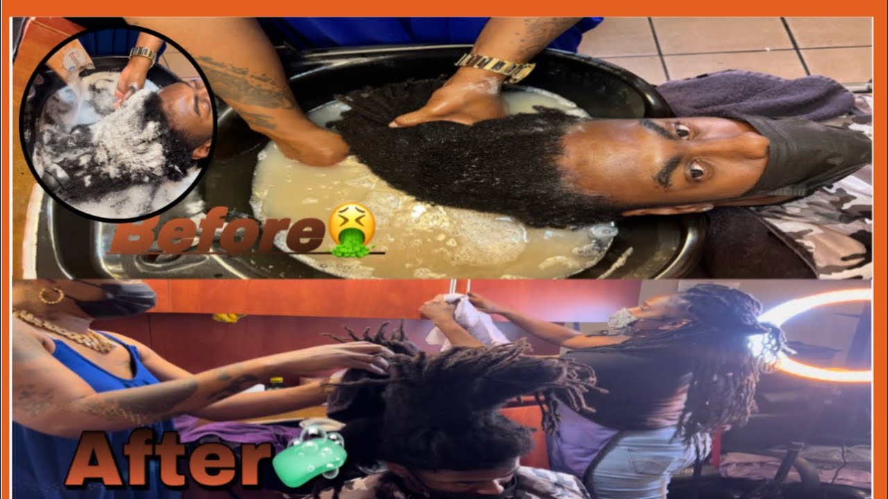 Loc detox wash🧼🔥*(MUST SEE)* #freeform #godfirstbeann #detoxwater