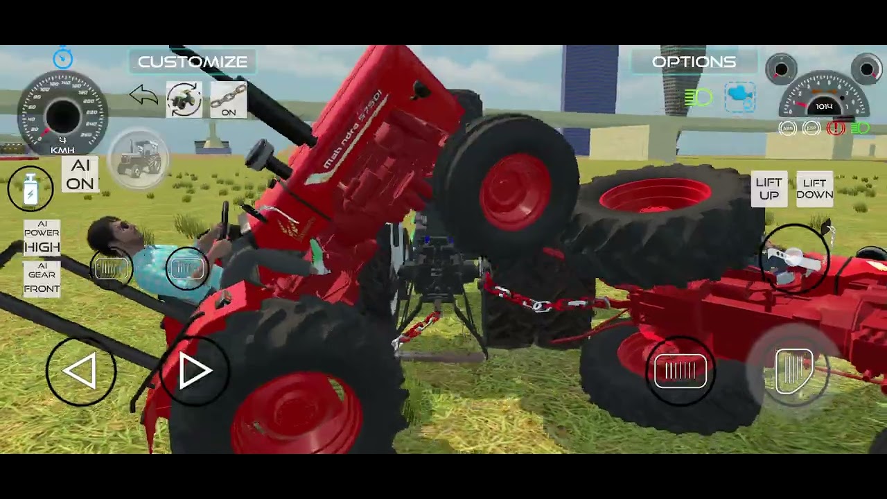 Tochan mach New Holland vs mahindra  #Indian #vehicles #simulator 3d gameplay #funny #birds #comedy 
