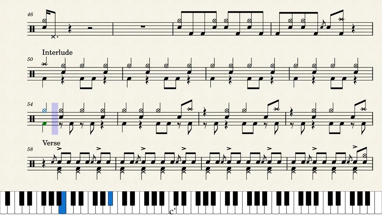 Daddy, Brother, Lover, Little Boy-Mr. Big (Drum Sheet)