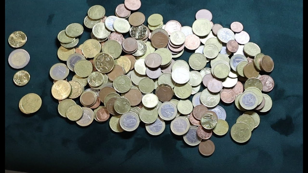 Kolekcje Monety | Euro z Hiszpanii i Europy Unboxing Paczki Monet #KolekcjeMonety #Monety #Unboxing