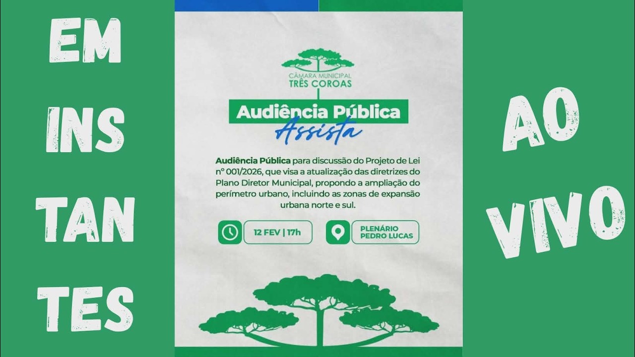 AUDIÊNCIA PÚBLICA AO VIVO