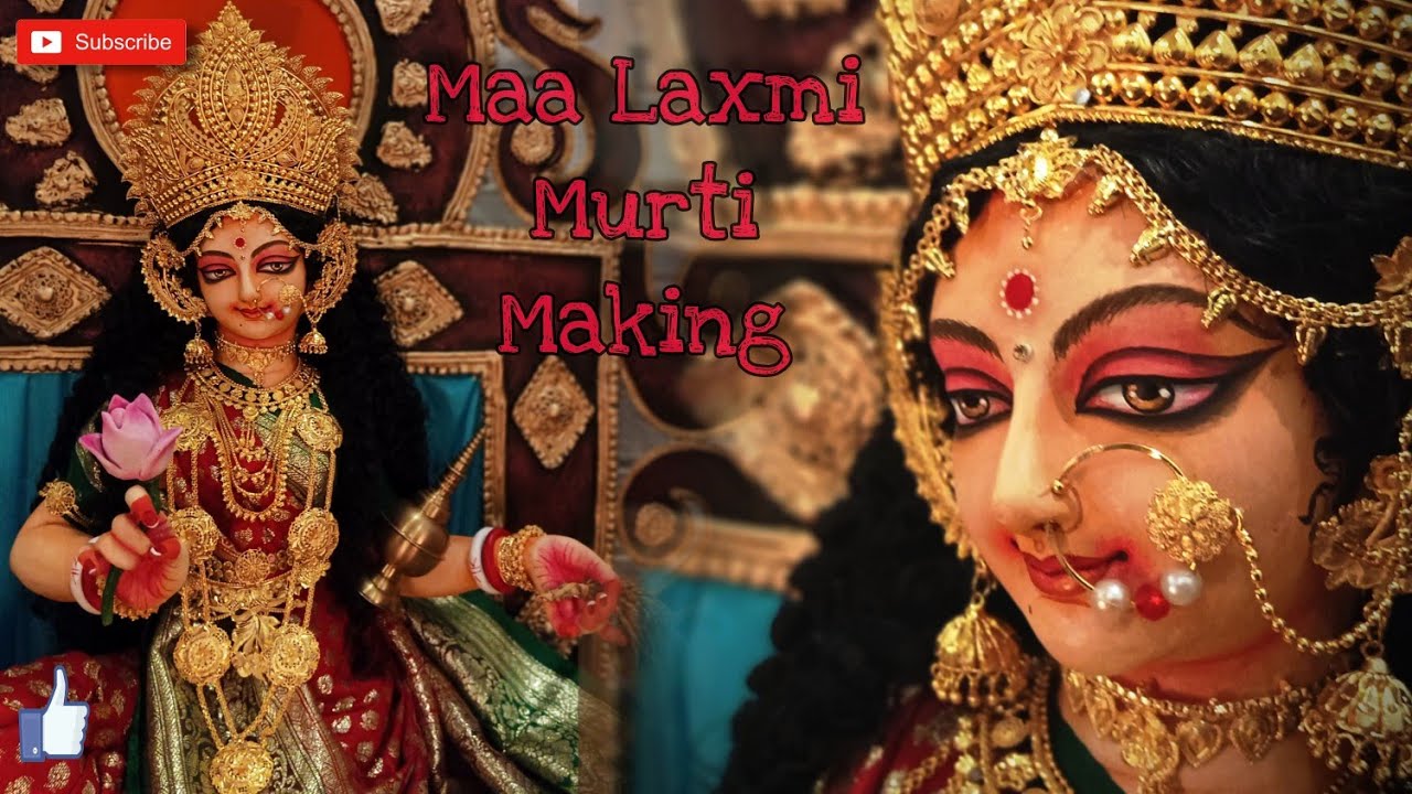 Ma Laxmi Murti Making ।। মাটি দিয়ে লক্ষী ঠাকুর বানানো