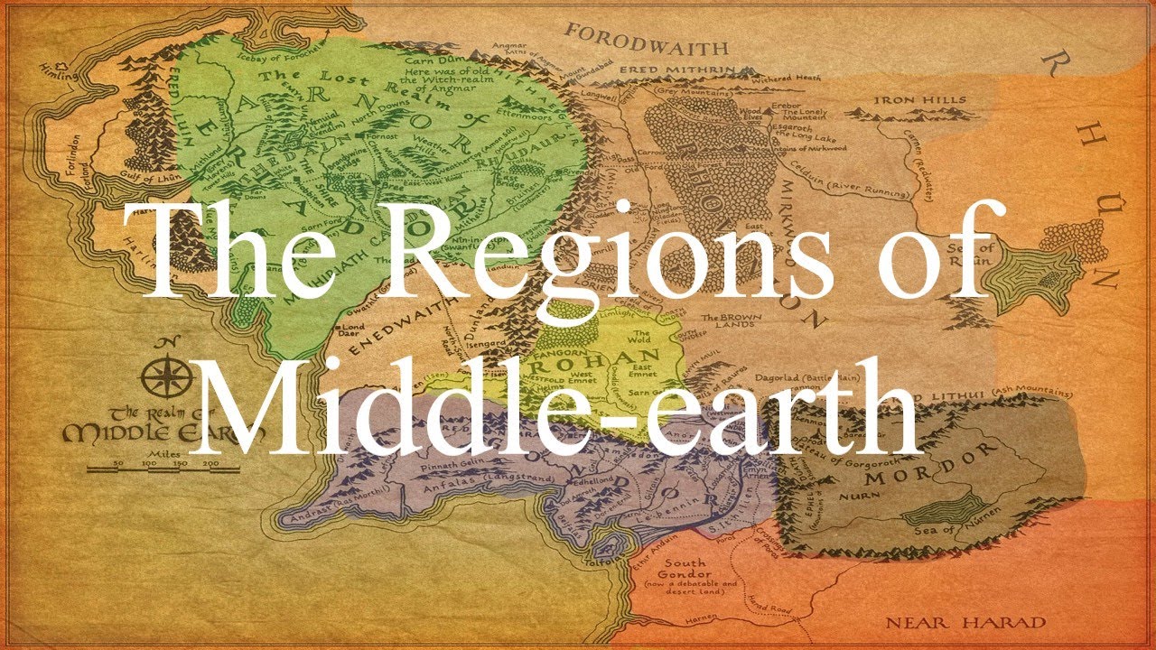 The Regions of Middle-earth