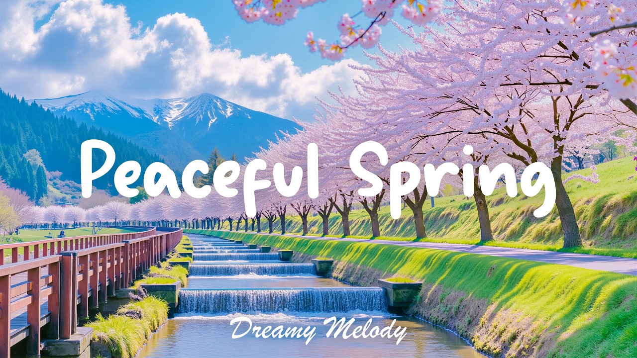스트레스 받을 때 듣는 봄 피아노  |  차분해지는 힐링 플리 🌸 Peaceful Spring | DREAMY MELODY