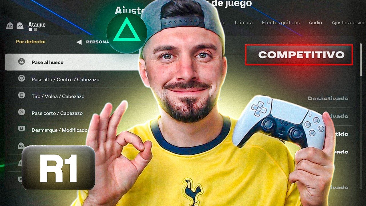 La MEJOR CONFIGURACIÓN de CONTROLES y CÁMARA en FC 25 !!