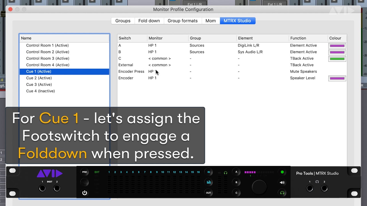 Pro Tools Tech Tip — MTRX Studio Footswitch