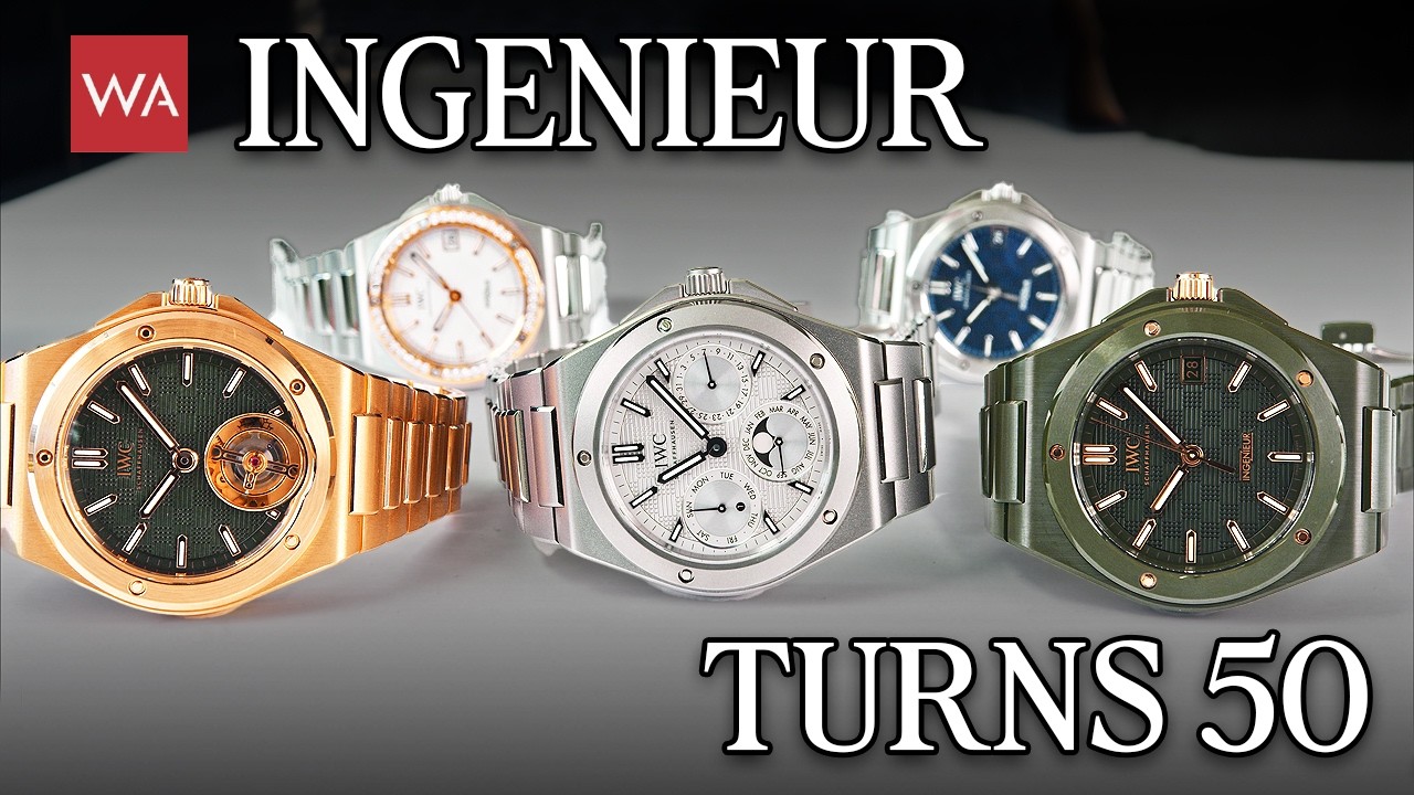IWC Ingenieur 50: Perpetual, 35mm, Olive Ceramic & Red Gold Flying Tourbillon | WatchAdvisor 4K