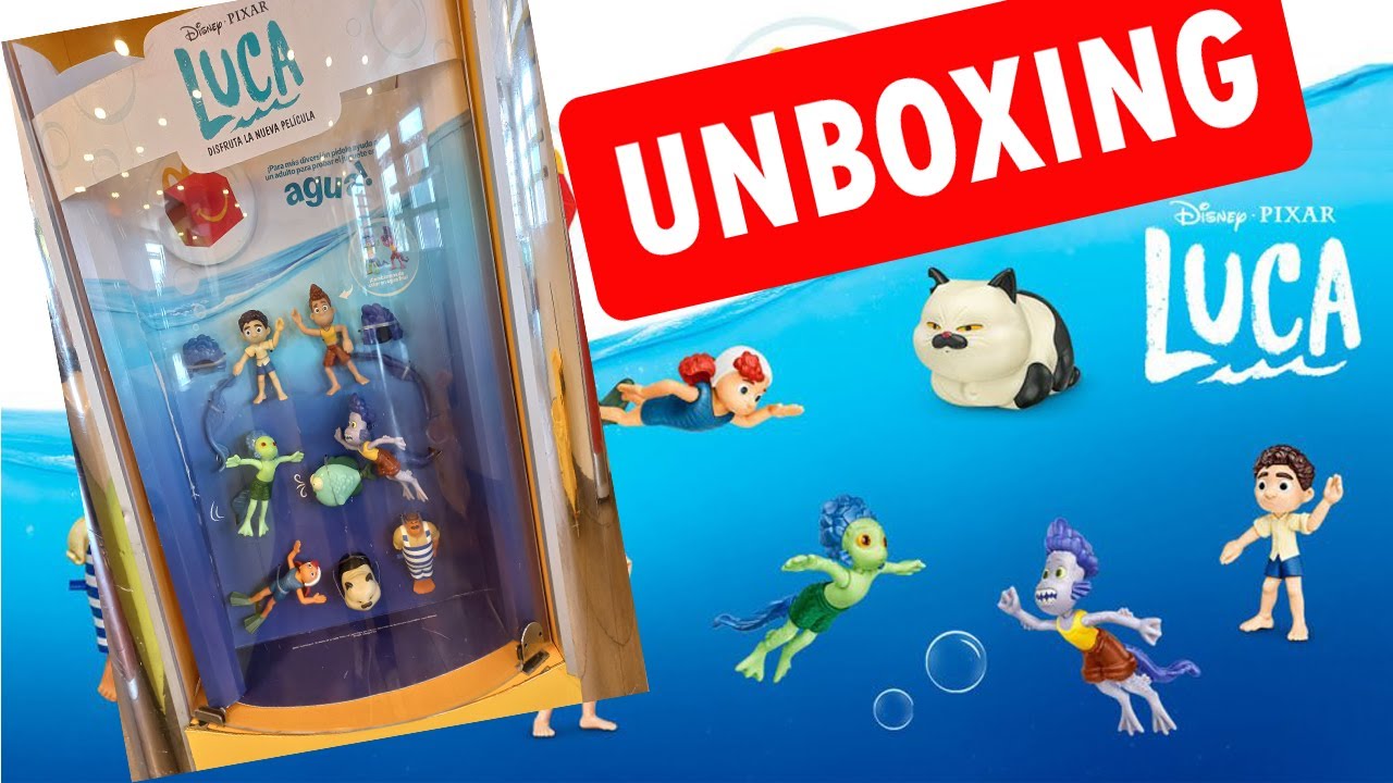 Juguetes de Luca  colección / Disney Pixar 🍔🍟🌊
