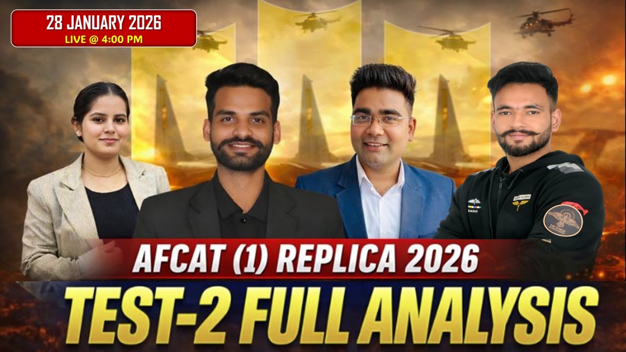 AFCAT 1 2026 Exam Analysis: Replica Test 2 🔥 Real Exam Difficulty | Score 220+ Strategy