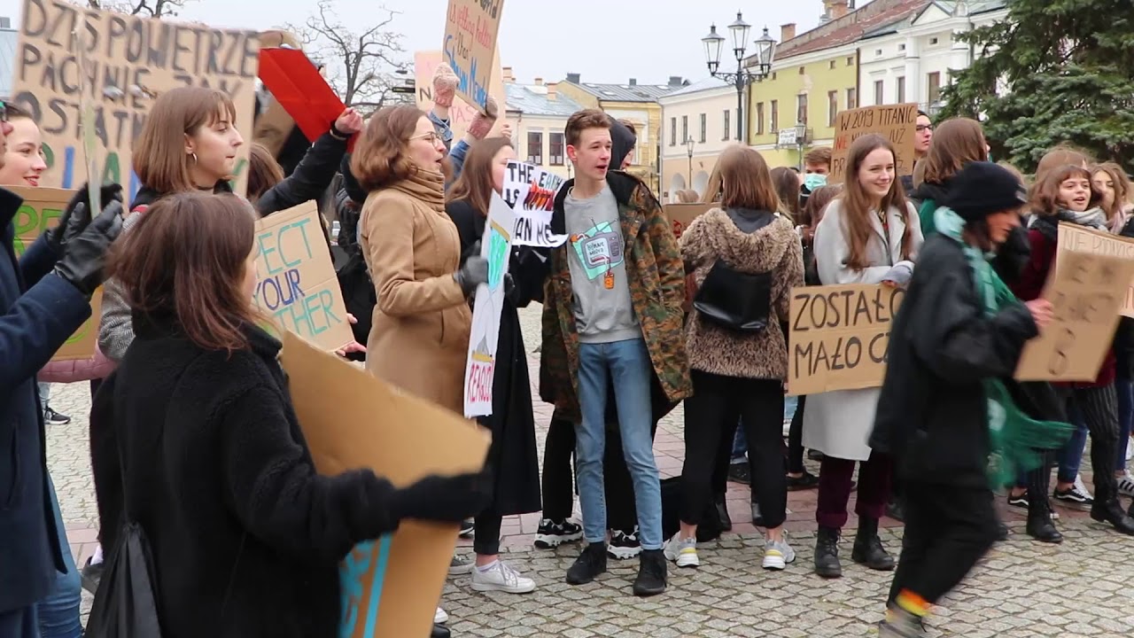 Młodzieżowy Strajk Klimatyczny w Krośnie (12.04.2019)