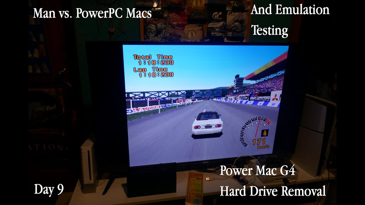 Man vs. PowerPC Macs Day 9: Power Mac G4 Hard Drive Removal & Emulation Testing