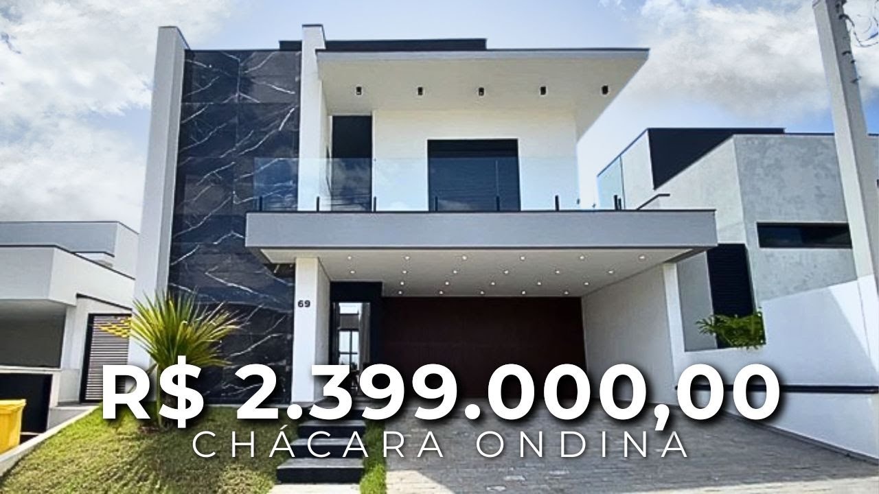 R$ 2.399 MILHÕES - SOBRADO MOBILIADO COM 3 SUÍTES E ESCRITÓRIO NO CHÁCARA ONDINA EM SOROCABA - SP