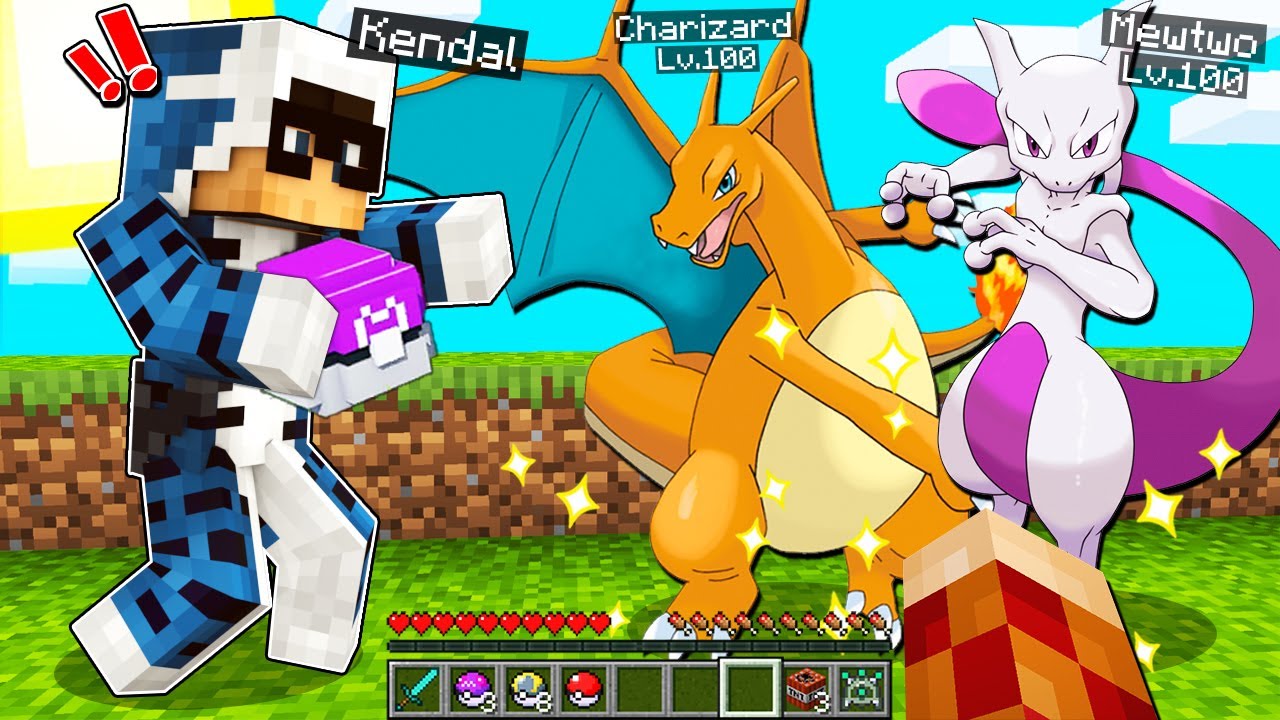 KENDAL PORTA SQUADRA POKEMON AL LIVELLO 100 NELLA PIXELMON SU MINECRAFT!!