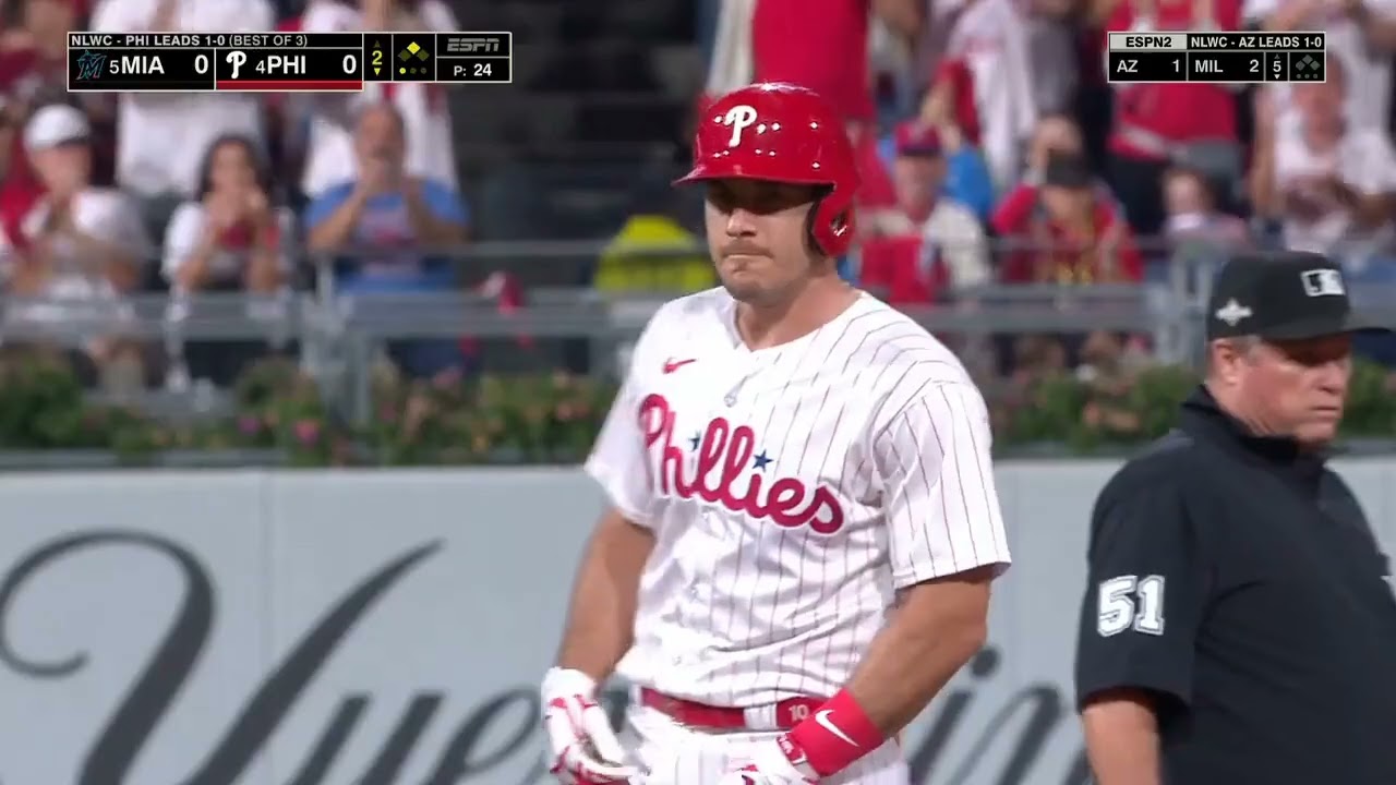 JT Realmuto Hits in the Postseason